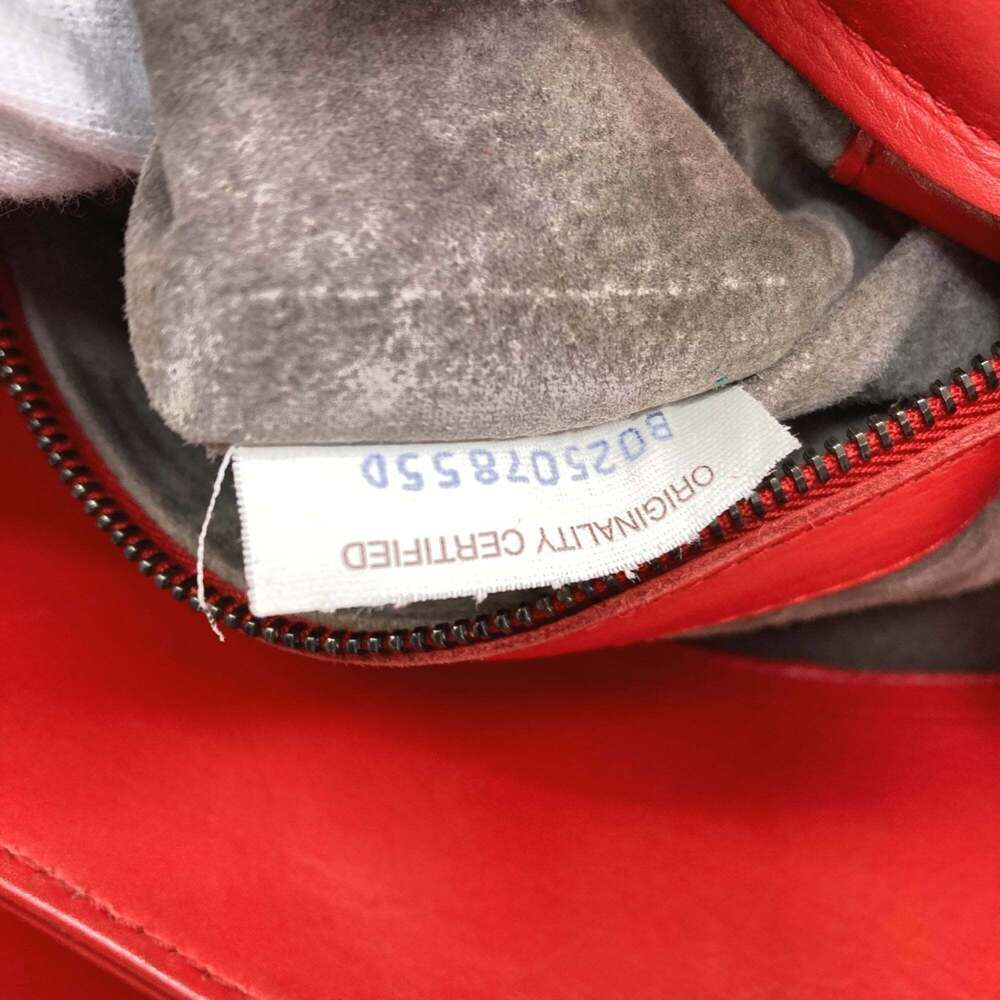 BOTTEGA VENETA Red Intrecciato Tote Bag - Picture 8 of 16